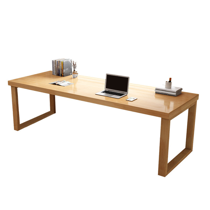 Contemporary Style Office Desk Rectangular Shape Task Desk with 2 Legs