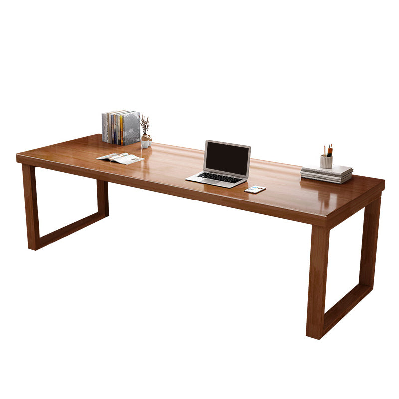 Contemporary Style Office Desk Rectangular Shape Task Desk with 2 Legs