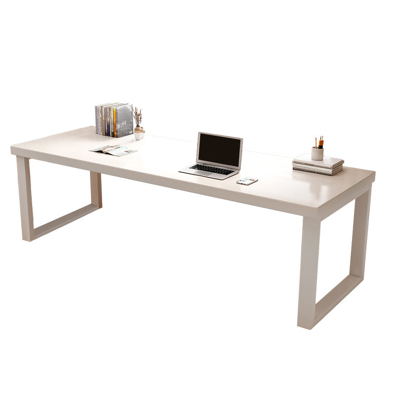 Contemporary Style Office Desk Rectangular Shape Task Desk with 2 Legs