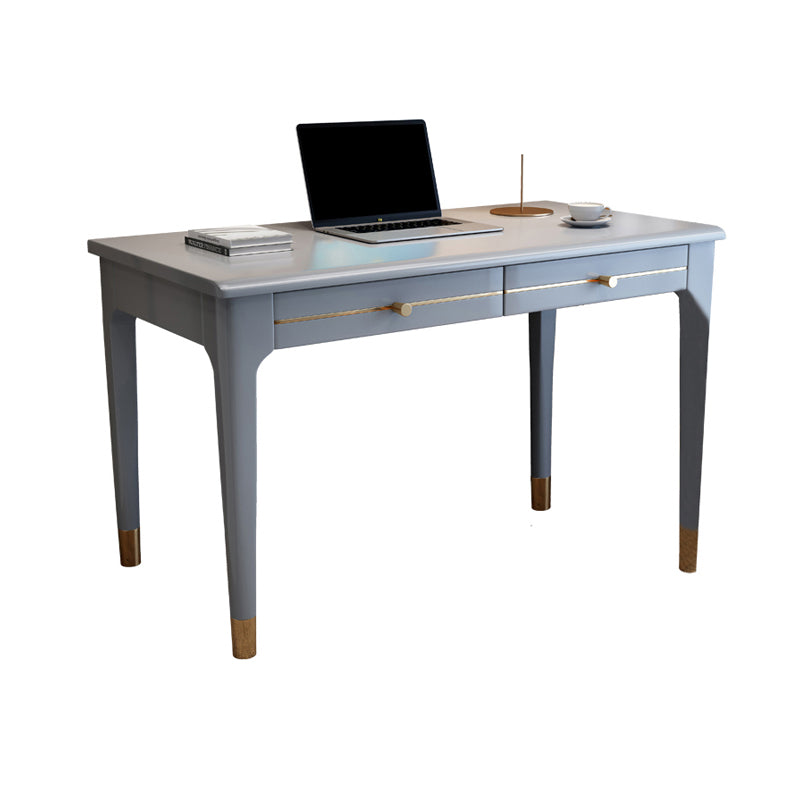 Modern Home Office Desk Parsons Base Wood Writing Desk , 29.5"H