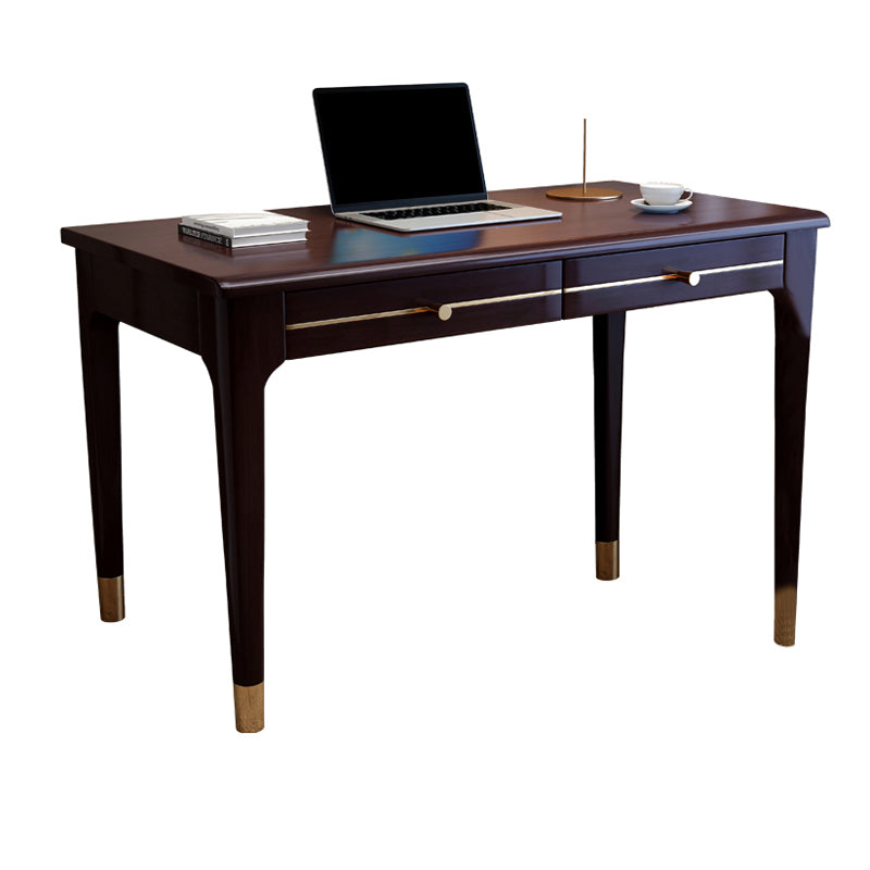 Modern Home Office Desk Parsons Base Wood Writing Desk , 29.5"H