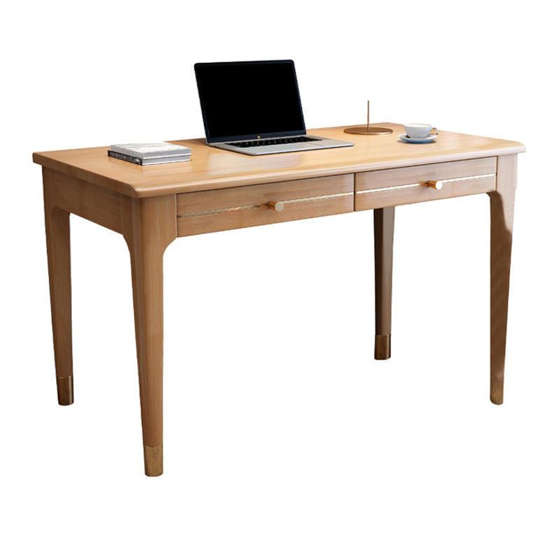 Modern Home Office Desk Parsons Base Wood Writing Desk , 29.5"H