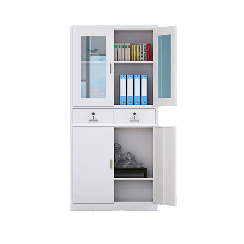 Glass File Cabinet Contemporary Storage Shelves Locking File Cabinet