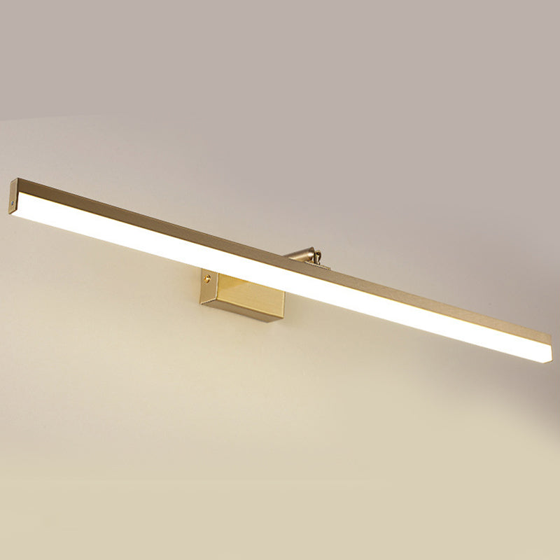 Modern Style Wall Light Sconce with Acrylic Shade for Washroom