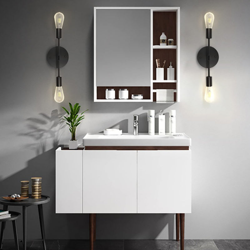 Contemporary Linear Wall Vanity Light for Powder Room Washroom