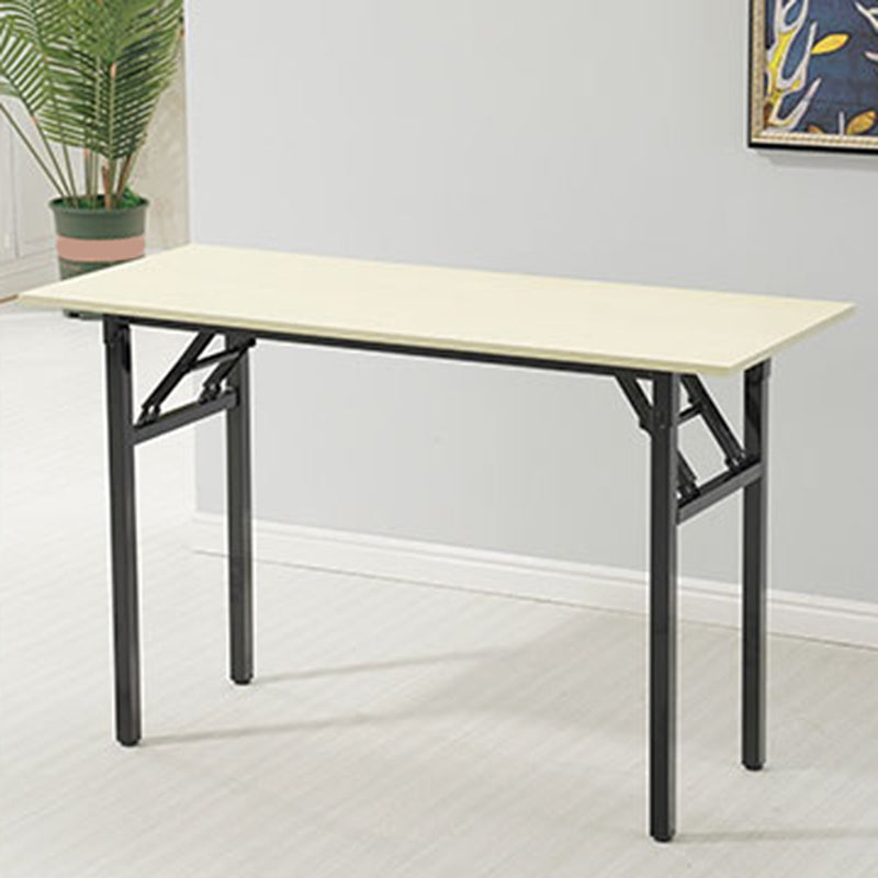 Contemporary Rectangular Home Writing Desk Folding Parsons Base Office Desk