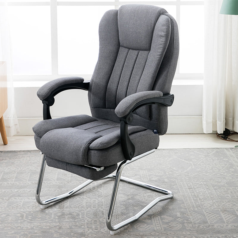 Modern Padded Arms Office Chair No Distressing Ergonomic Chair