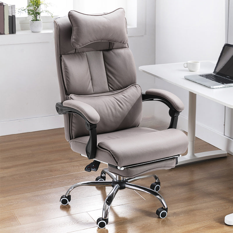 Modern Slide Chair Padded Arms No Distressing Ergonomic Chair with Wheels