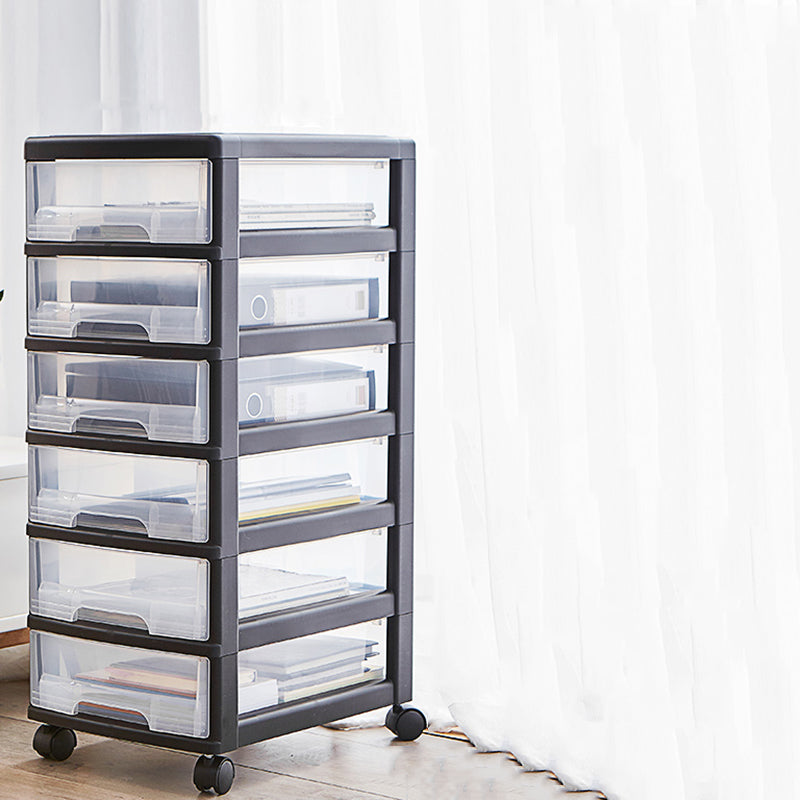 Transparent Filing Cabinet Modern Plastic Drawers Filing Cabinet