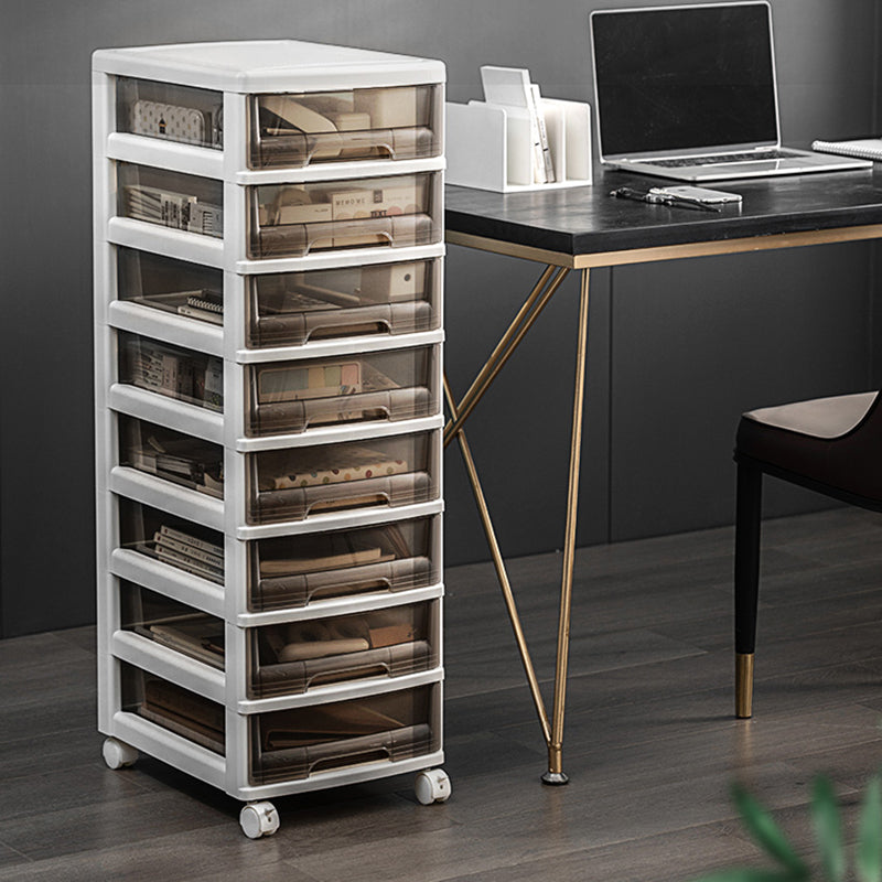 Transparent Filing Cabinet Modern Plastic Drawers Filing Cabinet