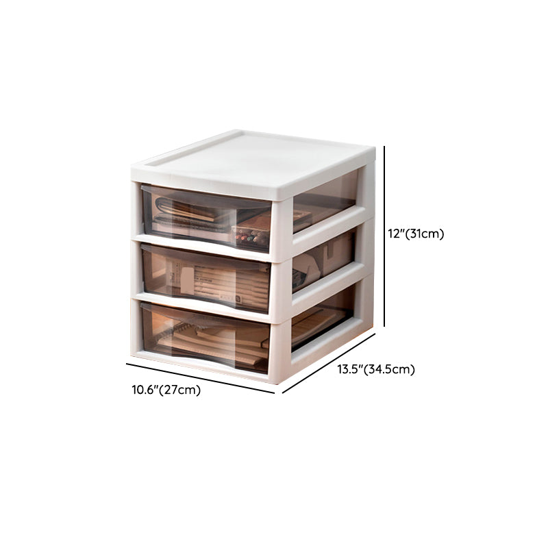 Transparent Filing Cabinet Modern Plastic Drawers Filing Cabinet