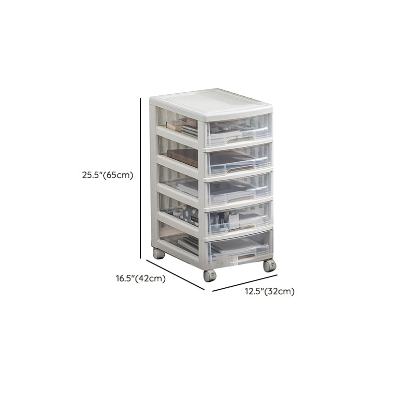 Transparent Filing Cabinet Modern Plastic Drawers Filing Cabinet