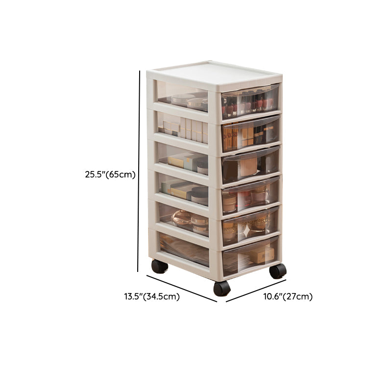 Transparent Filing Cabinet Modern Plastic Drawers Filing Cabinet