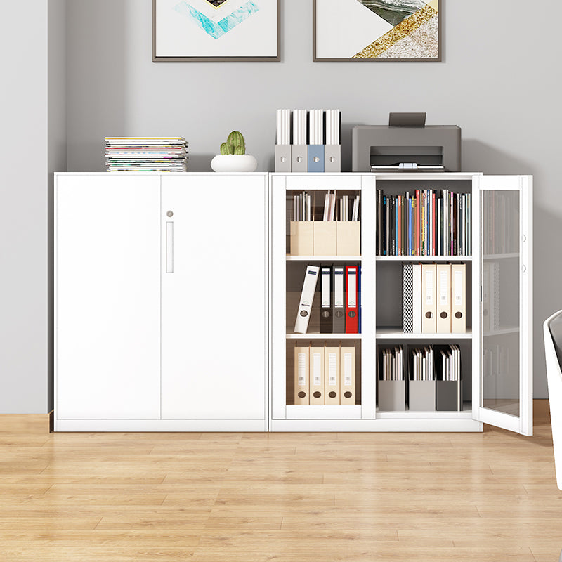 Contemporary File Cabinet Steel Frame Fire-Resistant File Cabinet