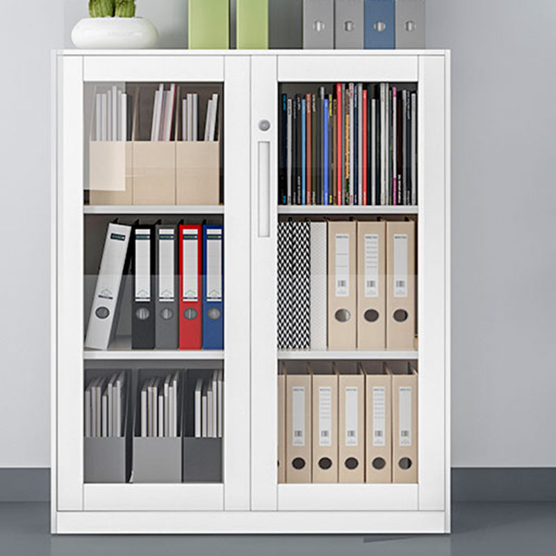 Contemporary File Cabinet Steel Frame Fire-Resistant File Cabinet