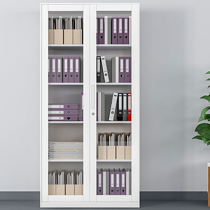 Contemporary File Cabinet Steel Frame Fire-Resistant File Cabinet