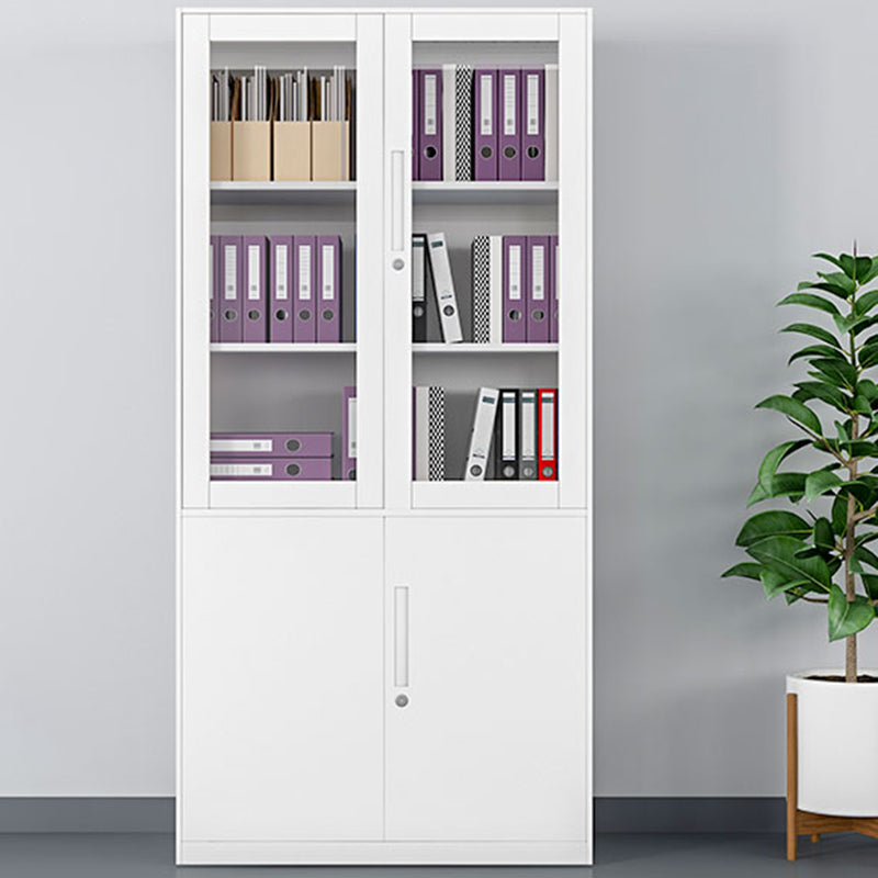 Contemporary File Cabinet Steel Frame Fire-Resistant File Cabinet