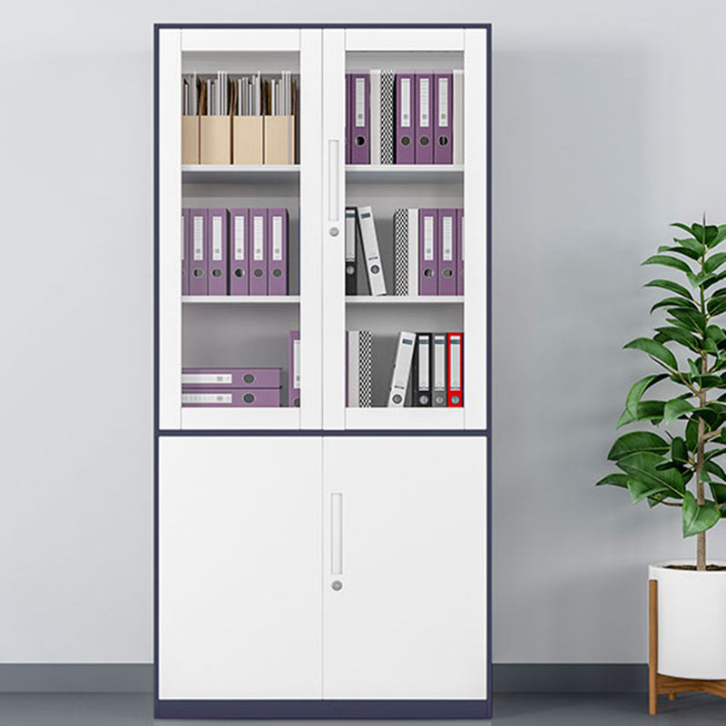 Contemporary File Cabinet Steel Frame Fire-Resistant File Cabinet