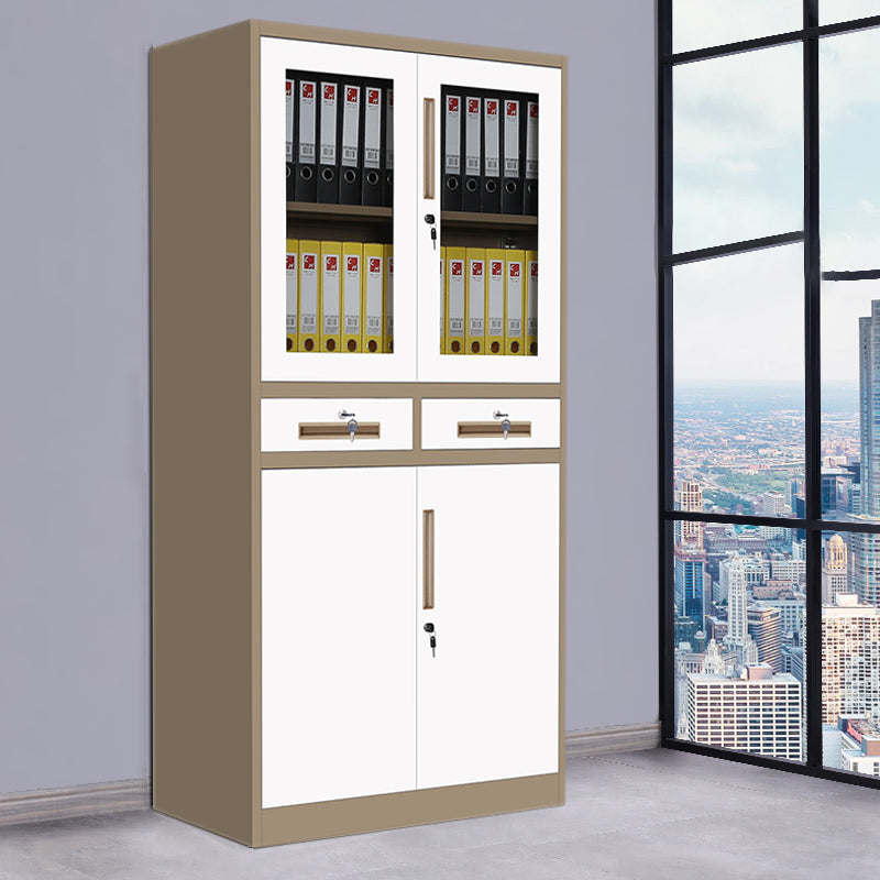 Metal Storage Filing Cabinet Contemporary Shelves Locking File Cabinet