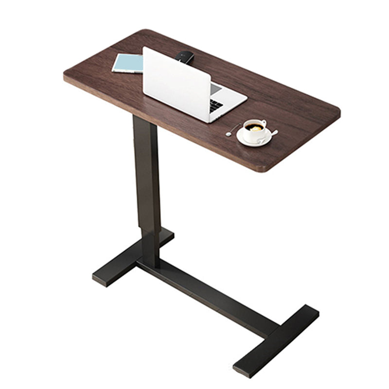 Contemporary Style Pedestal Base Computer Desk Adjustable Height Writing Desk