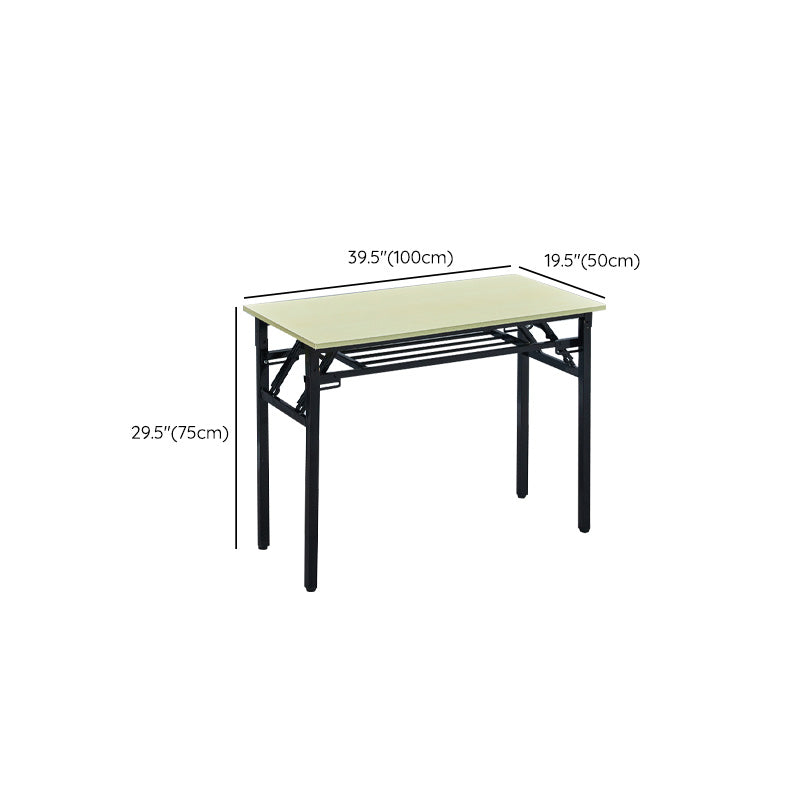 Contemporary Rectangular Dormitory Writing Desk Parsons Base Office Desk