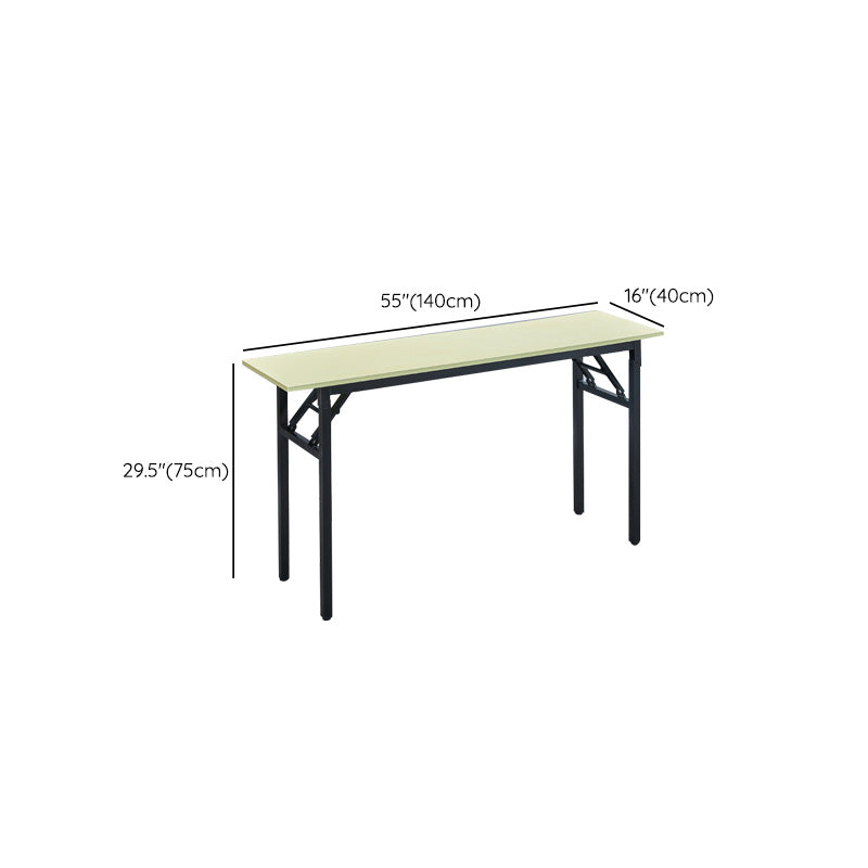 Contemporary Rectangular Dormitory Writing Desk Parsons Base Office Desk