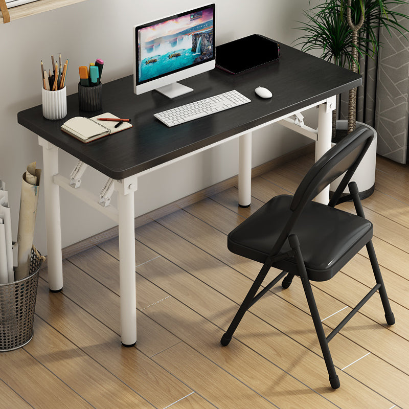 Rectangular Steel Legs Computer Desk Folding Home Office Desk