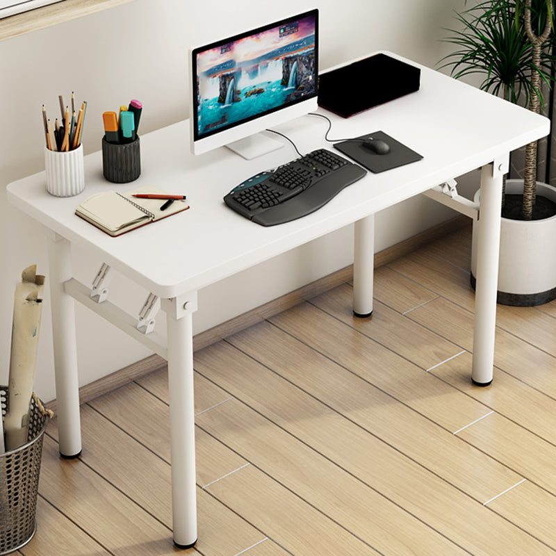 Rectangular Steel Legs Computer Desk Folding Home Office Desk