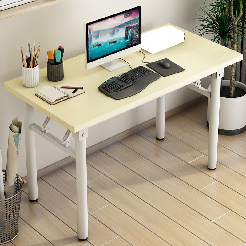 Rectangular Steel Legs Computer Desk Folding Home Office Desk