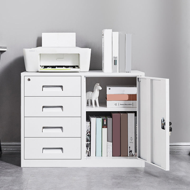 Modern Style File Cabinet Metal Frame Lock Storage Filing Cabinet