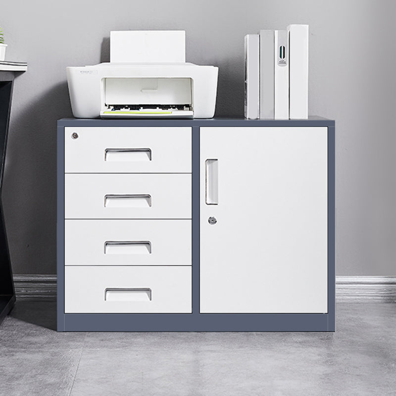 Modern Style File Cabinet Metal Frame Lock Storage Filing Cabinet