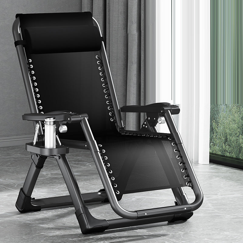 Contemporary Single Ergonimic Recliner with Legs and Pillow Metal Solid Color