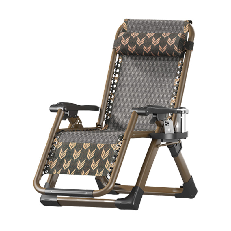 Contemporary Single Ergonimic Recliner with Legs and Pillow Metal Solid Color