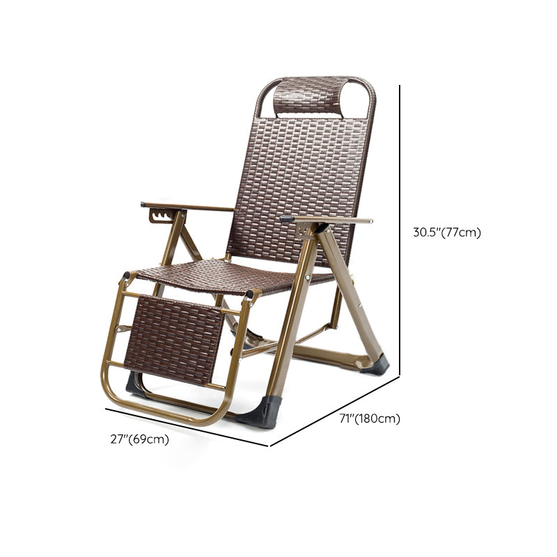 Metal Single Ergonimic Recliner with Arm Contemporary Standard (No Motion)