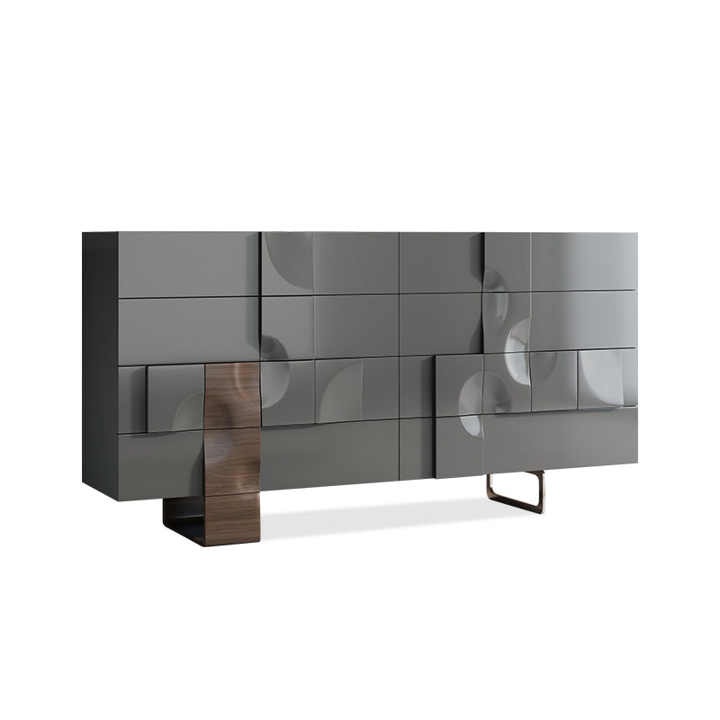 Modern Style Storage Solid Wood Sideboard Cabinet with Drawers