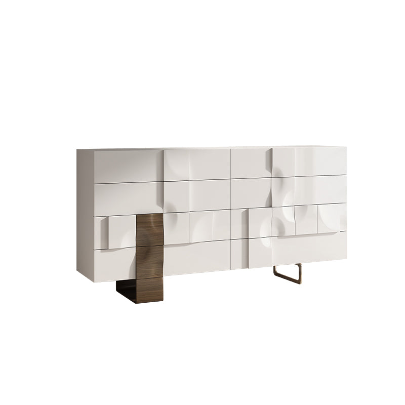 Modern Style Storage Solid Wood Sideboard Cabinet with Drawers