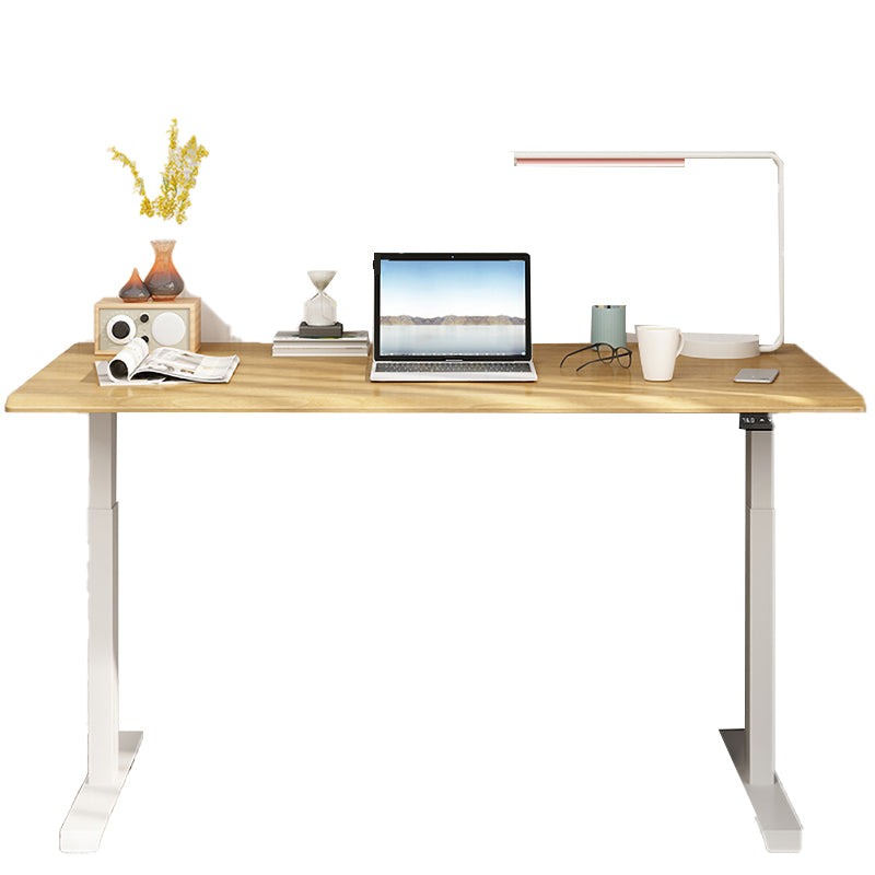 Modern Electric Lifting Computer Desk Bedroom Steel Legs Writing Desk