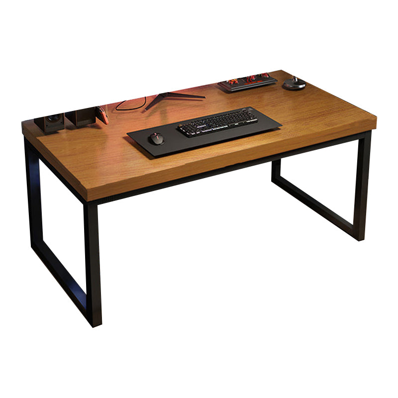 Metal Wood Sled Writing Desk Rectangular Office Desk for Bedroom