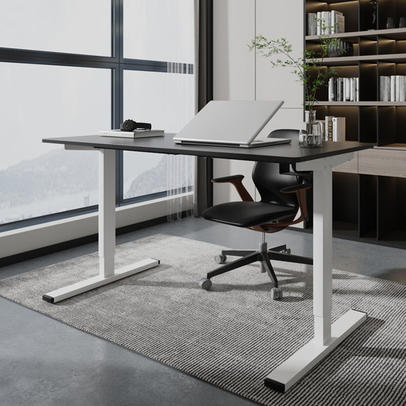 Steel Legs Dormitory Office Desk Adjustable Height Writing Desk