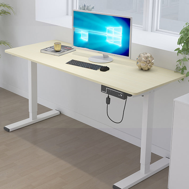 Steel Legs Dormitory Office Desk Adjustable Height Writing Desk