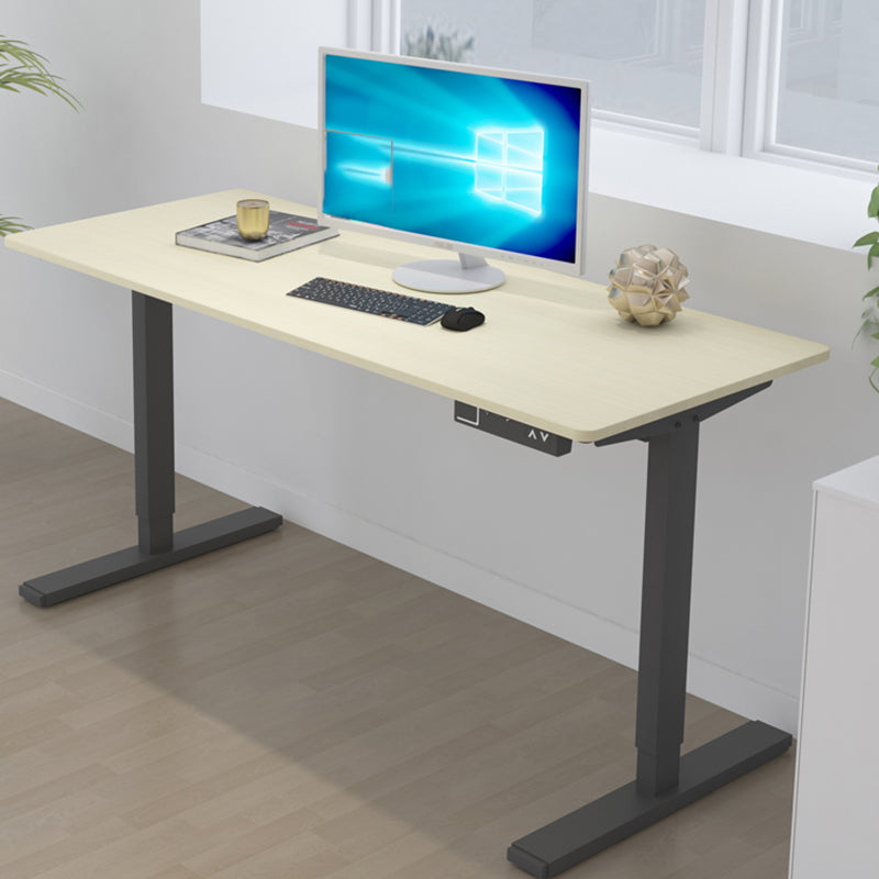 Steel Legs Dormitory Office Desk Adjustable Height Writing Desk