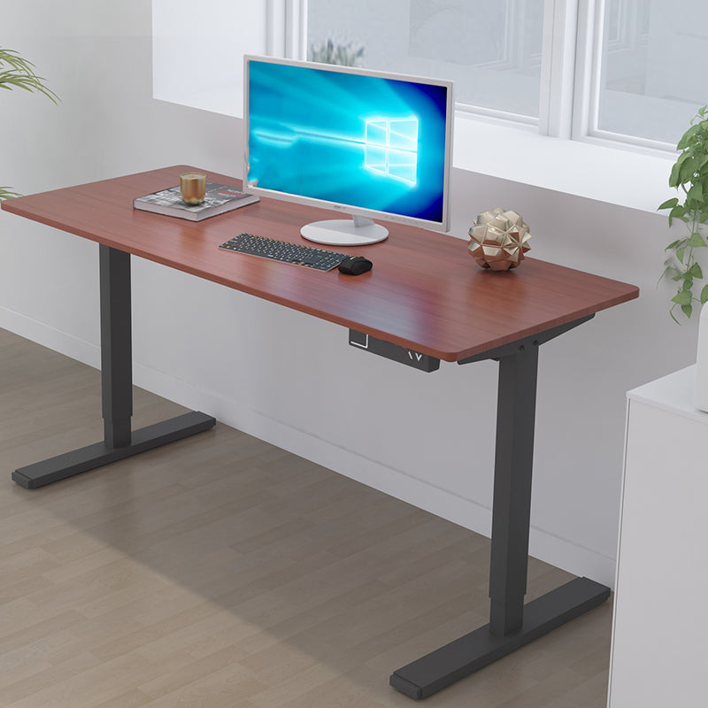 Steel Legs Dormitory Office Desk Adjustable Height Writing Desk