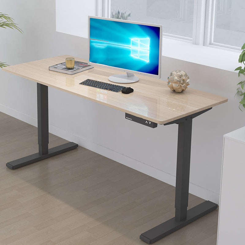 Steel Legs Dormitory Office Desk Adjustable Height Writing Desk