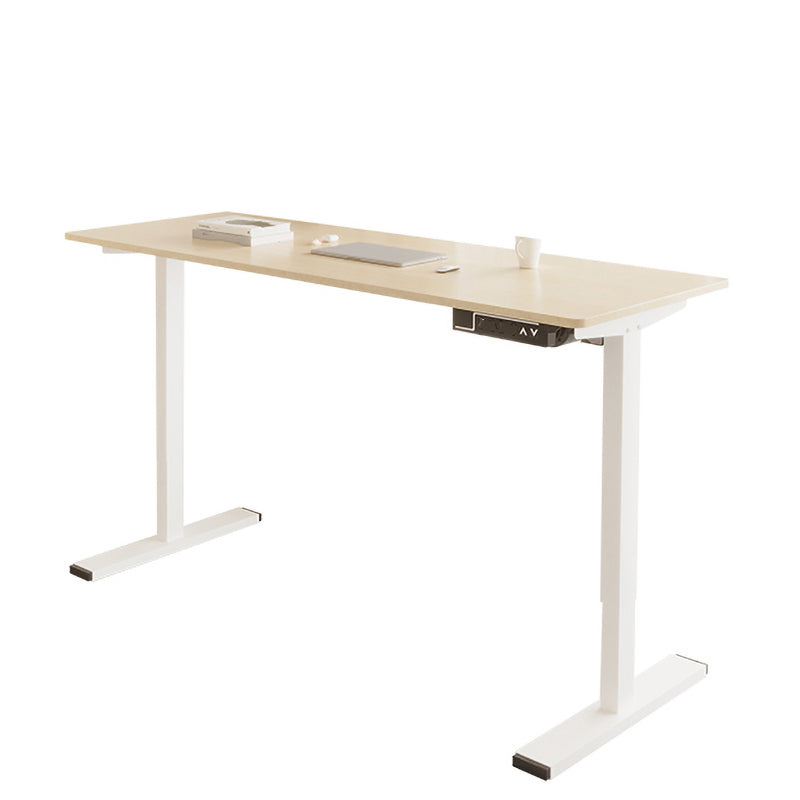 Steel Legs Dormitory Office Desk Adjustable Height Writing Desk