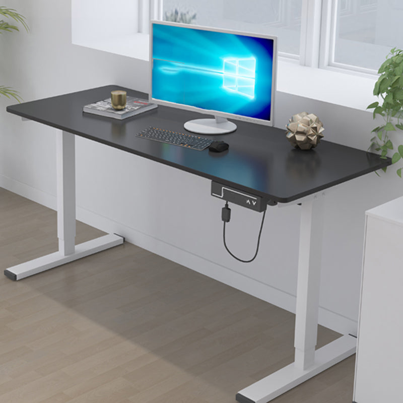 Steel Legs Dormitory Office Desk Adjustable Height Writing Desk