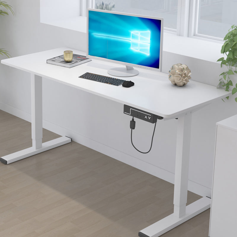 Steel Legs Dormitory Office Desk Adjustable Height Writing Desk