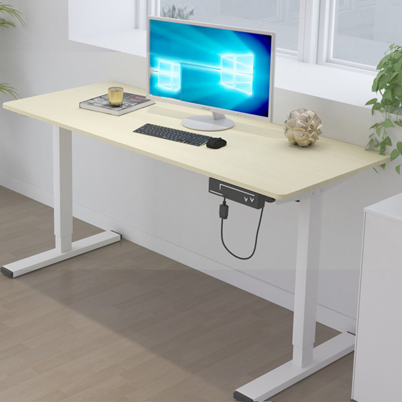 Steel Legs Dormitory Office Desk Adjustable Height Writing Desk