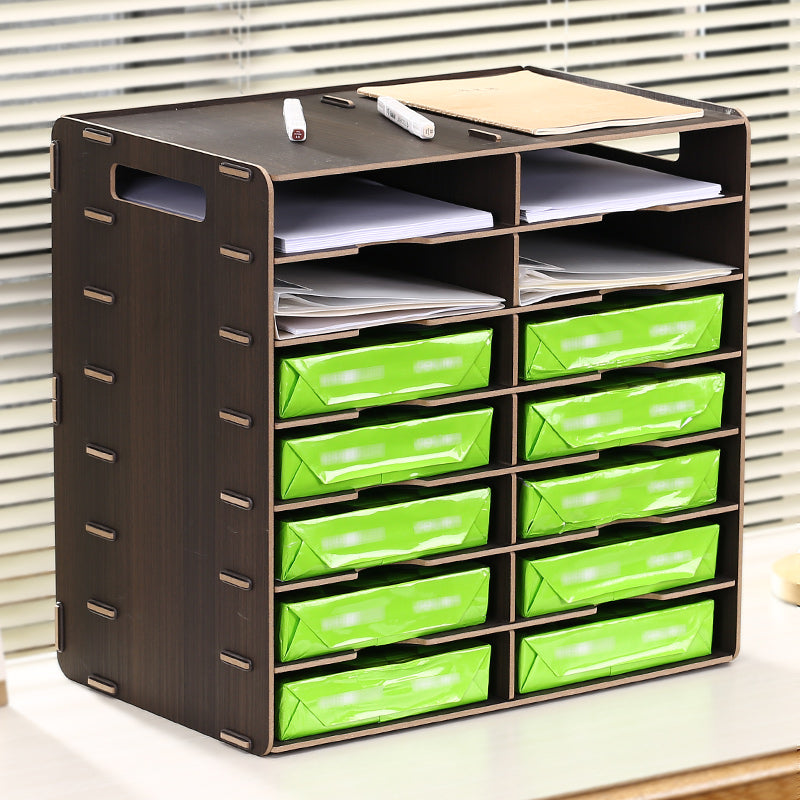 Modern Storage Filing Cabinet Wooden Frame File Cabinet for Office