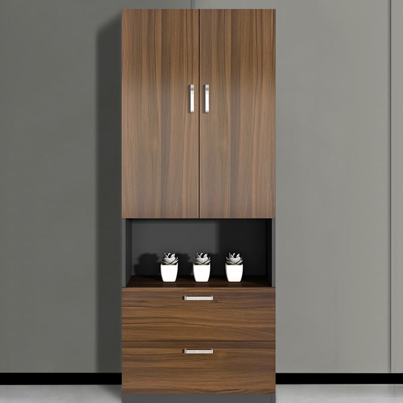 Vertical Contemporary Filing Cabinet Engineered Wood File Cabinet