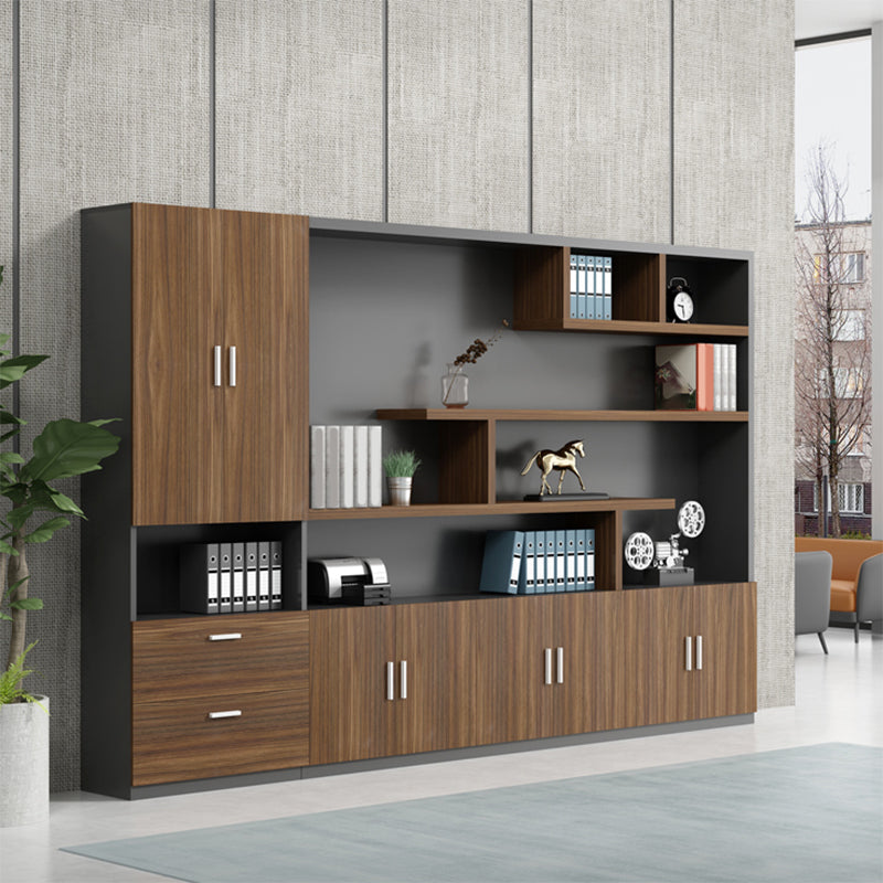 Vertical Contemporary Filing Cabinet Engineered Wood File Cabinet